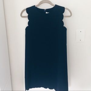 J. Crew scalloped shift dress